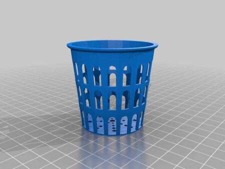 Net Kupası / Netztopf V2 (Openscad) - Hidroponik / Aquaponic / Dikey Tarım Plastik Aparat