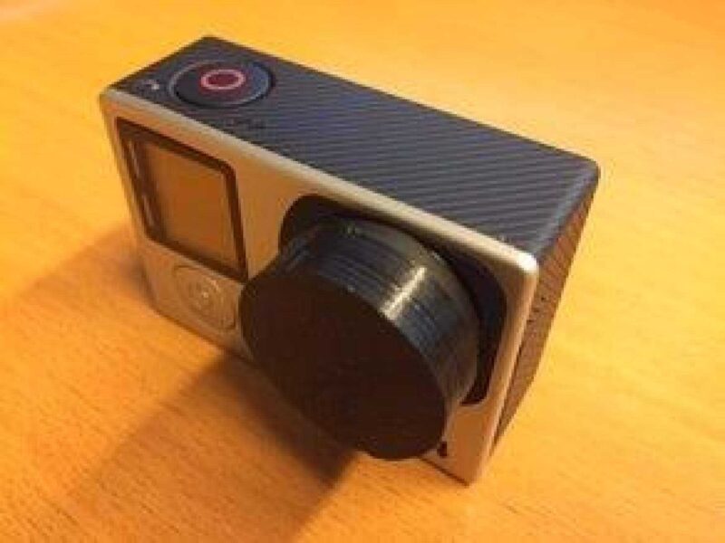 Gopro Hero 3 + Lens Kapağı Tutucu Koruma Kapak Aparatı Aksesuar - Görsel 3