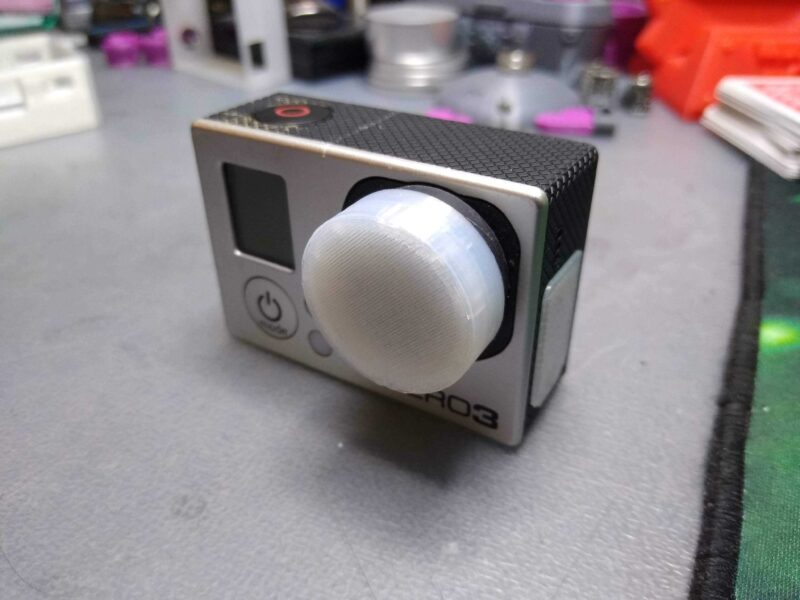 Gopro Hero 3 + Lens Kapağı Tutucu Koruma Kapak Aparatı Aksesuar - Görsel 4