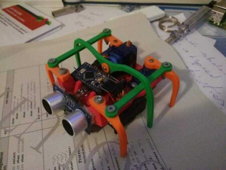 Mikro Hexapod Bacaklar Plastik Aparat
