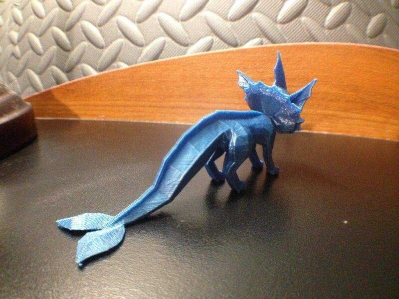 Vaporeon Biblo Dekoratif Hediyelik Süs Eşyası Maket Aksesuar - Görsel 2