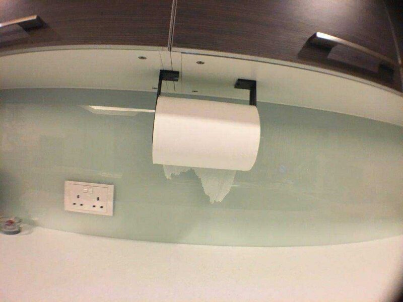 Banyo Mutfak Rulo Kağıdı Tutucu Sabitleyici Aparatı Aksesuar - Görsel 3