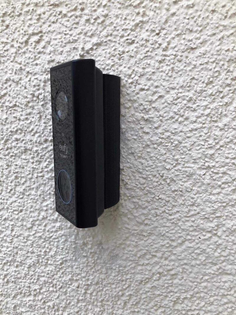 Eufy Video Doorbell 2K (Battery-Powered) - 45 Derece Duvar Plastik Aparat