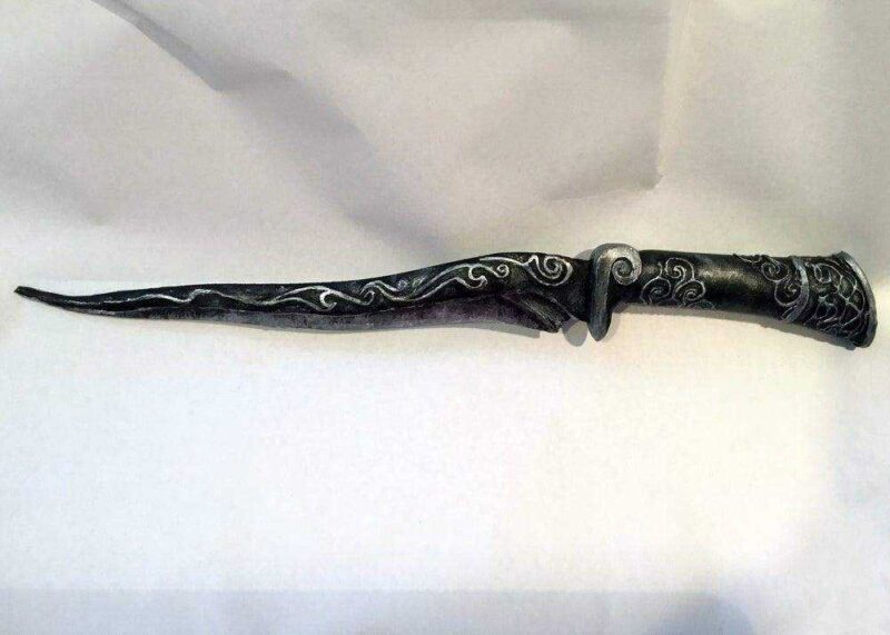 Skyrim Den Skyrim Den Abanoz Hançer, Shadowcraft Remix Plastik Aparat - Görsel 4
