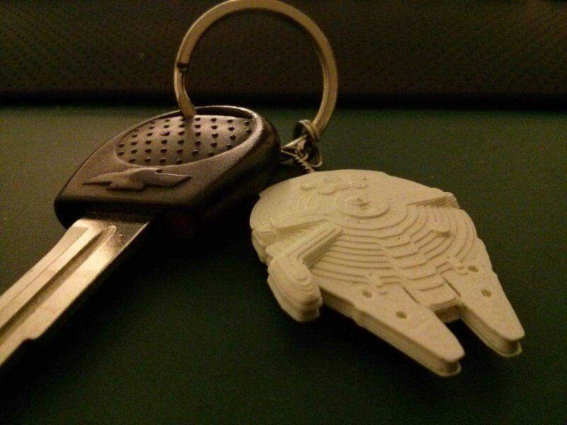 Millennium Falcon Organik Plastikten Dekoratif Anahtarlık - Görsel 3