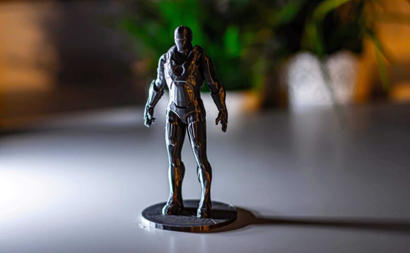 Demir Adam Iron Man Ironman Heykeli Dekoratif Hediyelik - Görsel 2