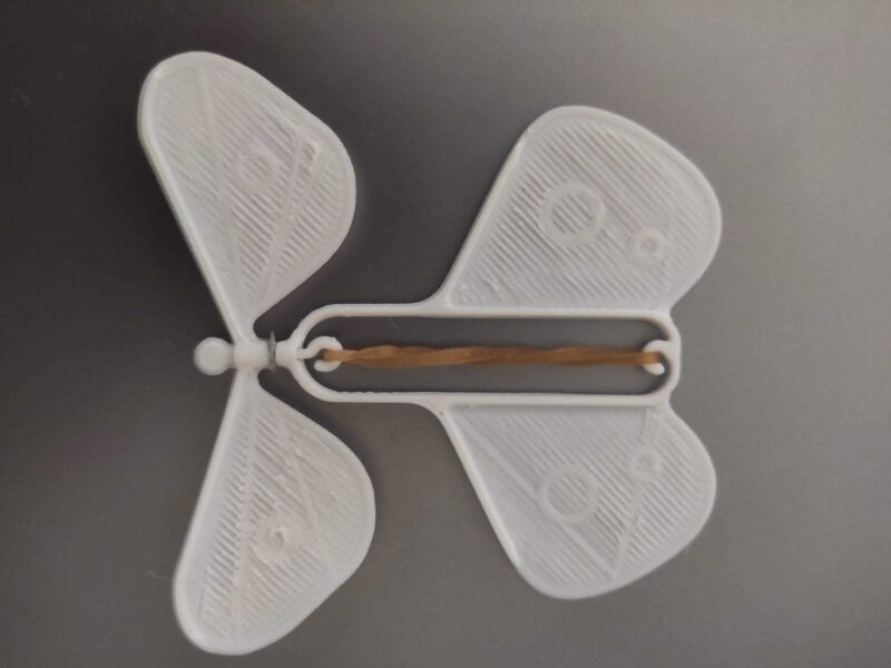 Tamamen 3D Baskılı Uçan Kelebek  Organik Plastikten Dekoratif