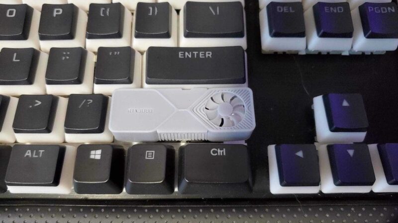 Rtx 3080 Reçine Yazıcılar İçin Keycap Plastik Aparat - Görsel 3