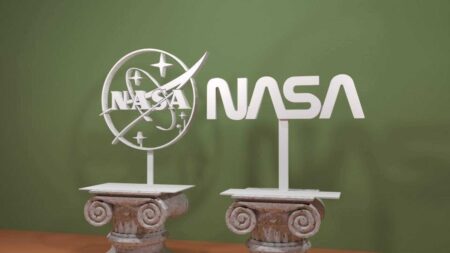 Nasa Logosu Plastik Aparat