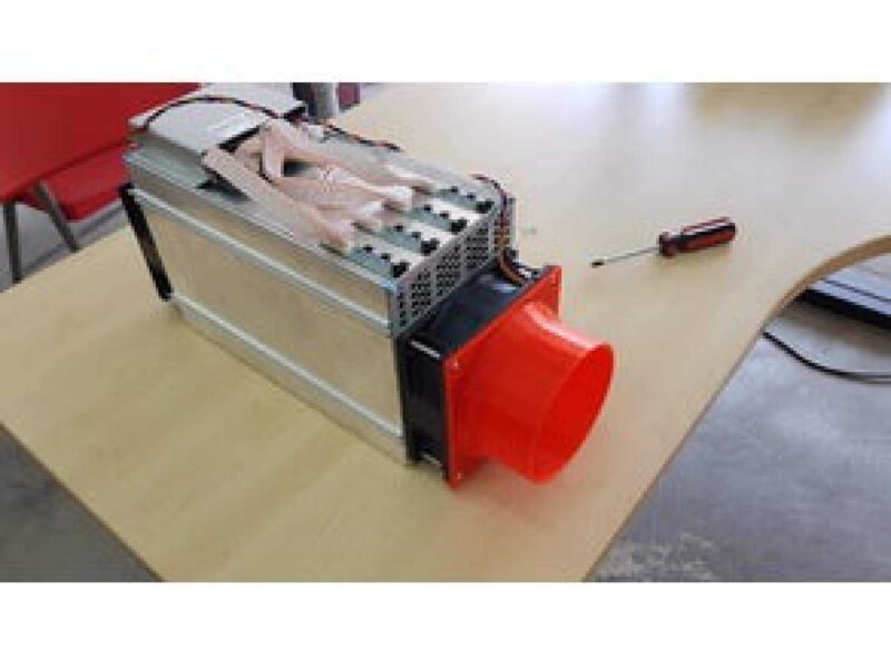Antminer Fan Örtüsü 4 İnç Egzoz  Organik Plastikten Aparat