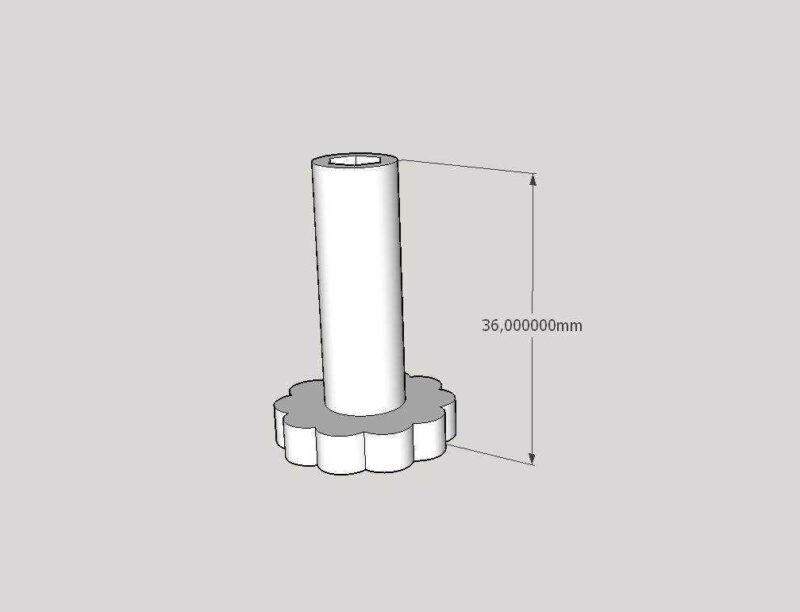 Saeco Incanto Kahve Makinesi - Öğütme Knob Plastik Aparat - Görsel 3