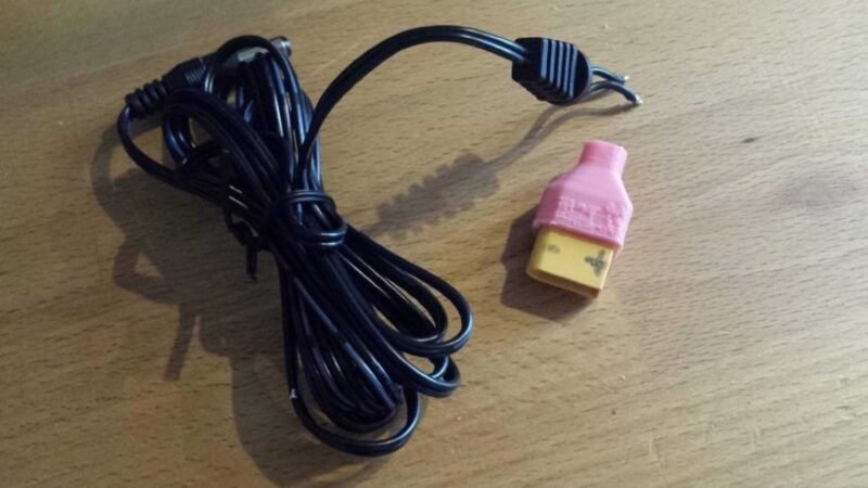 Xt60_Cable_Protection Ev200D Harici Lipo Diy Kablosu Plastik Aparat - Görsel 3