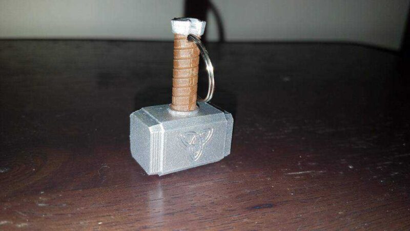 Thor Hammer Anahtarlık Dekoratif Hediyelik Biblo Anahtarlık - Görsel 3