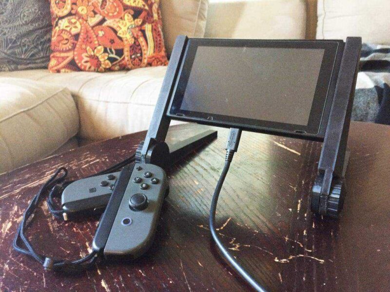 Nintendo Switch Standı Ayarlanabilir Masaüstü Tutucu - Görsel 2