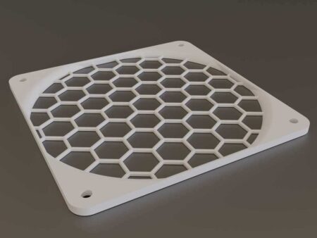 2.5Mm Fan Boşluğu İle 120Mm Fan Izgarası Plastik Aparat