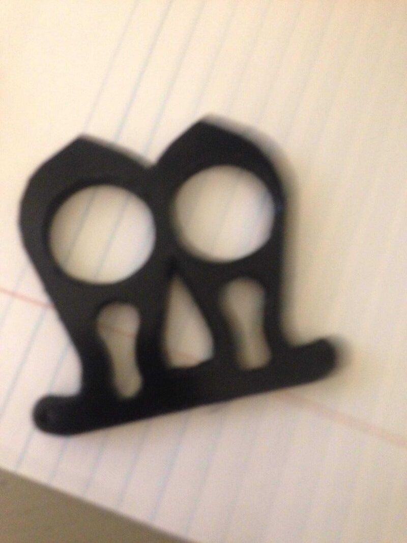 Knuckle Duster Parmak Kendini Savunma Aracı Biblo Dekoratif - Görsel 2