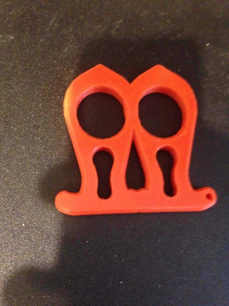 Knuckle Duster Parmak Kendini Savunma Aracı Biblo Dekoratif - Görsel 3