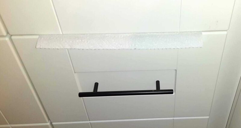 Ikea Mutfak Dolabı Çekmeceleri İçin Kağıt Havlu Aksesuarı Plastik Aparat - Görsel 2