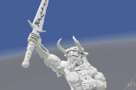 Minotaur Paladin Biblo Dekoratif Hediyelik Süs Eşyası Maket Dekor