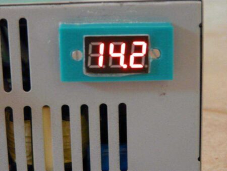 Mini Led Voltmetre Ekranı İçin Çerçeve / Kutu. Plastik Aparat