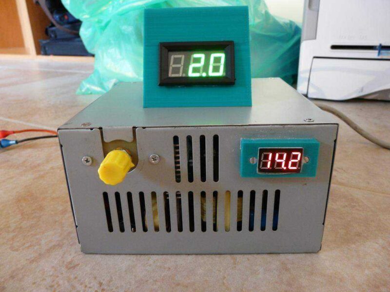Mini Led Voltmetre Ekranı İçin Çerçeve / Kutu. Plastik Aparat - Görsel 4