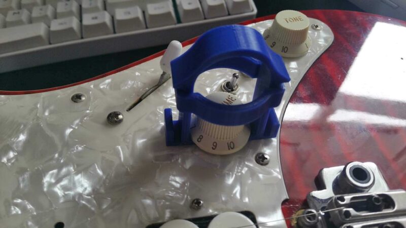 Gitar Knob Kaldırıcı Plastik Aparat - Görsel 4