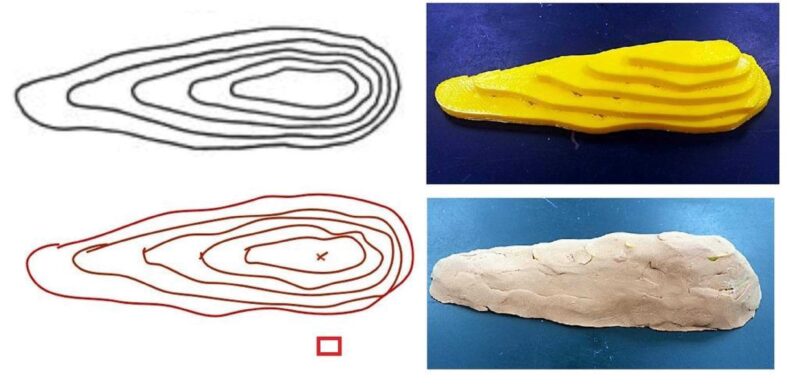 3D Bir Topografik Yazdır Menü Plastik Aparat - Görsel 2