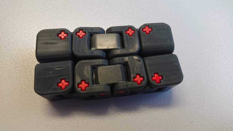 Sonsuz Fidget Küp Plastik Aparat