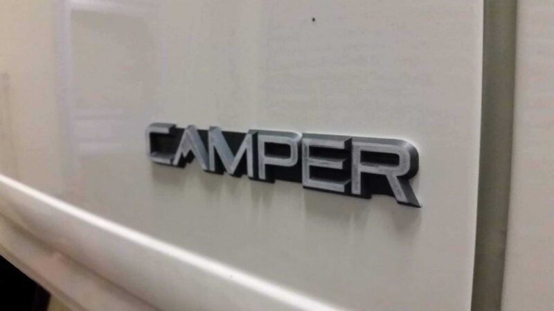 Vw T3 Bagaj Kapağı Camper Logosu Plastik Aparat