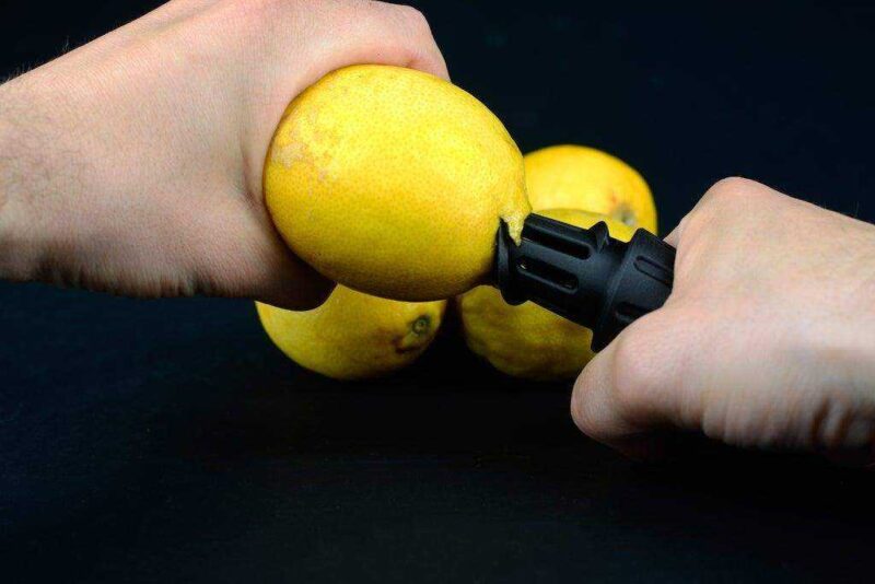 Limon Cıvatası Basit Limon Sıkma Aparatı Organik Plastikten - Görsel 3
