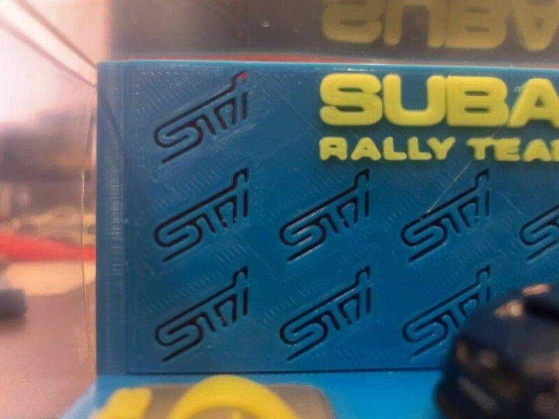 Hotwheels Subaru Wrx Sti (2016) Ekran Tabanı Plastik Aparat - Görsel 3