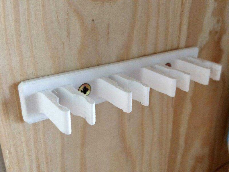 Duvara Monte Diş Fırçası Tutucu Organizer Organik Plastikten - Görsel 3