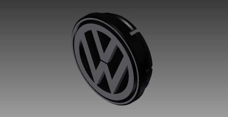 Volkswagen Tekerlek Kapağı 55,5Mmx48.75Mm Plastik Aparat - Görsel 2