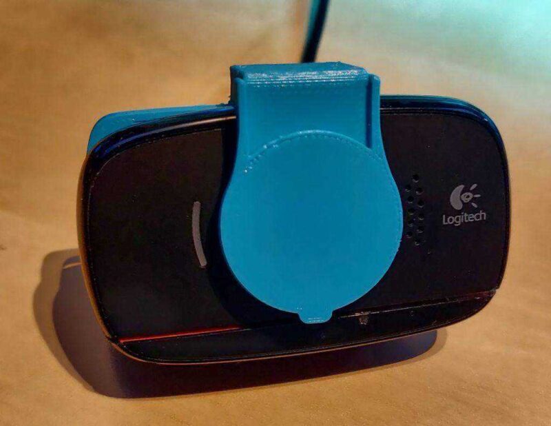 Logitech C525 İçin Güncel Kamera Kapağı Plastik Aparat - Görsel 3