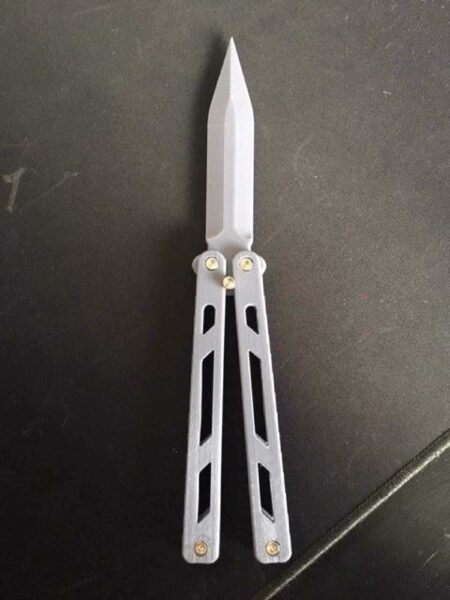 Kelebek Bıçağı / Balisong Vidasız Organik Plastikten Aksesuar