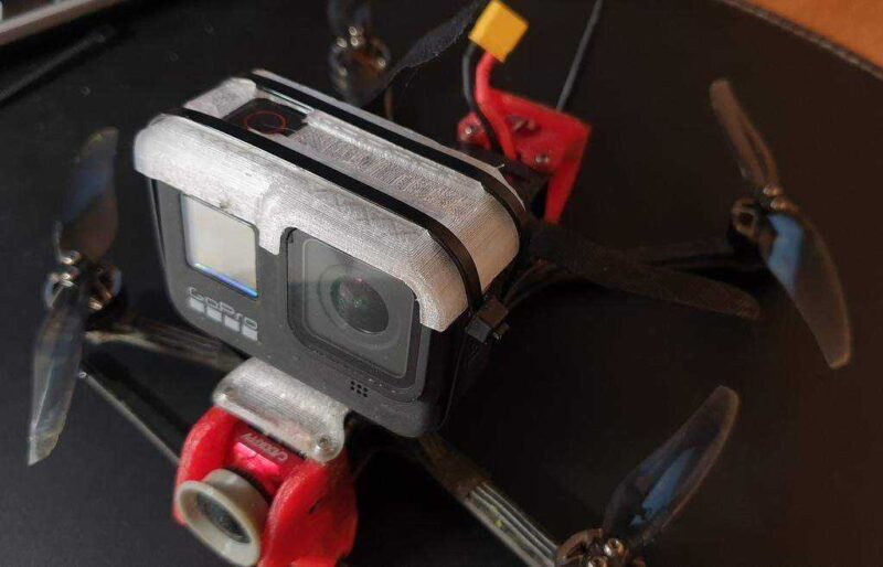 Usb Açılışlı İnce Hafif Gopro 8 Kapı Plastik Aparat - Görsel 2