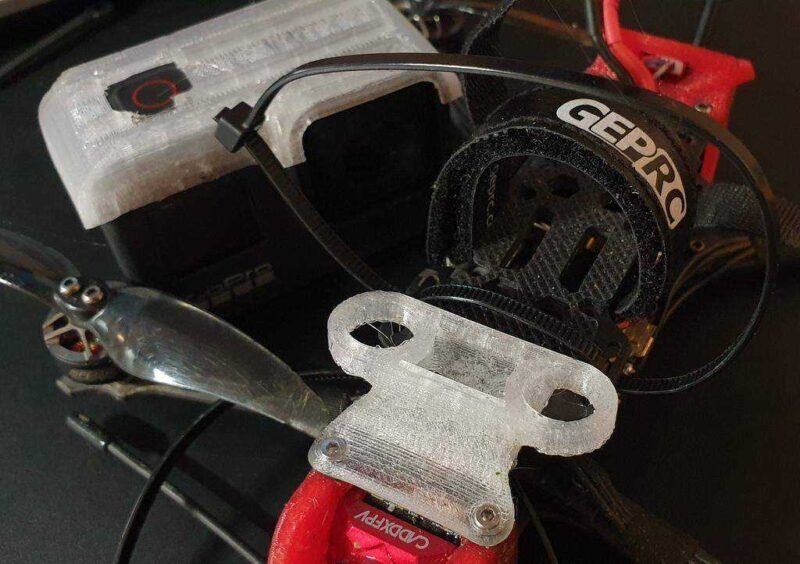 Usb Açılışlı İnce Hafif Gopro 8 Kapı Plastik Aparat - Görsel 3