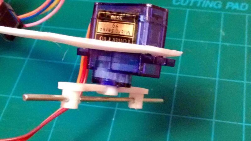 Servo Motorlu Araç Direksiyon Tutucu - Arduino Temel Kiti. Plastik Aparat - Görsel 2