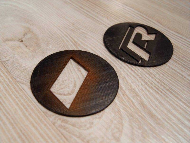 Vw R-Line Logo Şablon Plastik Aparat - Görsel 3