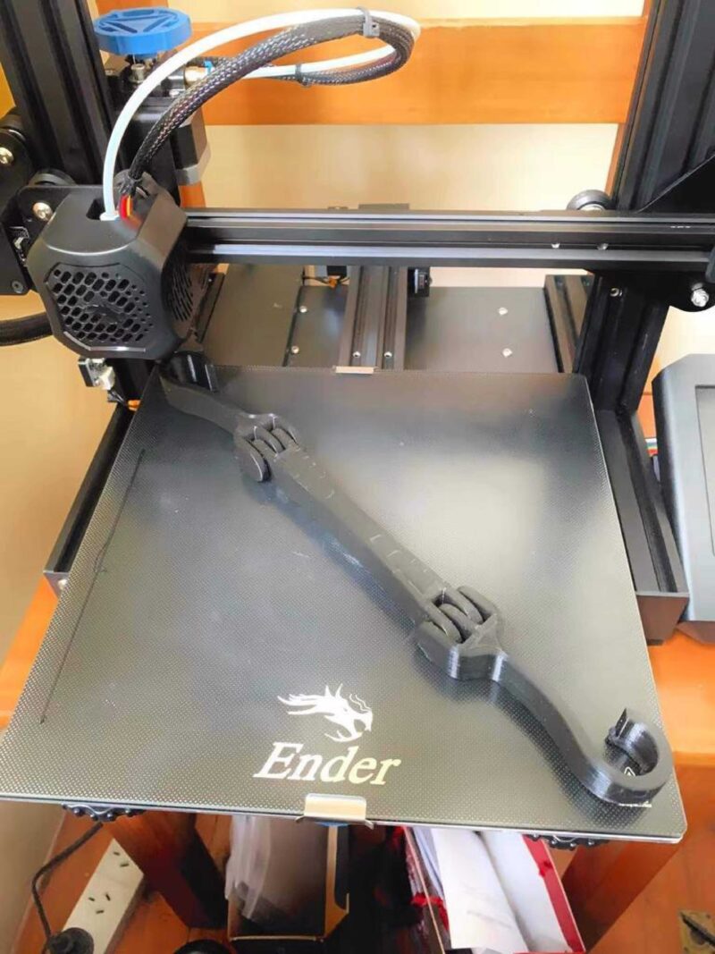 Print-In-Place Tuvalet Kağıdı Askı Plastik Aparat - Görsel 4