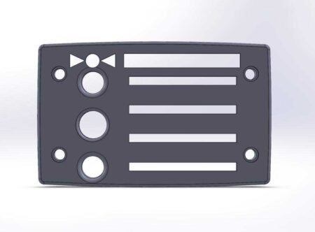 Ibanez Fishman Preamp Faceplate Plastik Aparat
