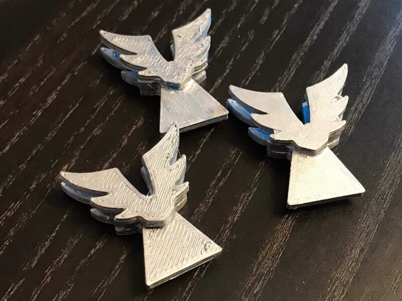 Gloomhaven Uçan Canavar Peg ile Standee Tutucu Holder Süs Eşyası