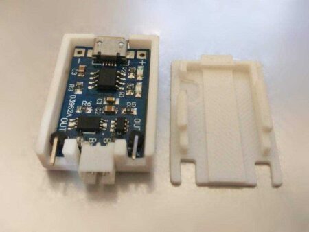 Tp4056 Lipo Şarj Cihazı Muhafazası Plastik Aparat
