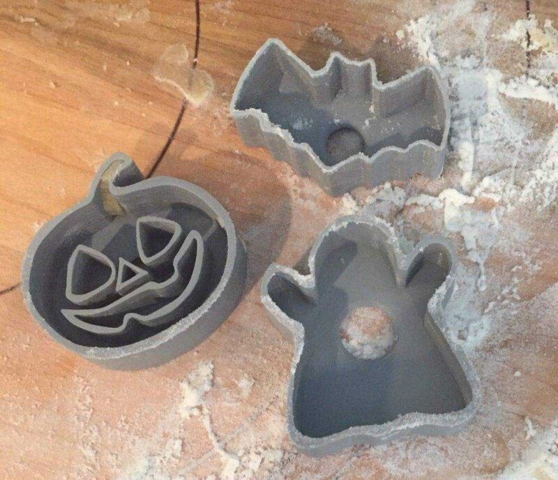 Cadılar Bayramı Kurabiye Kek Kalıbı Kalıp 3lü Set Organik Plastik