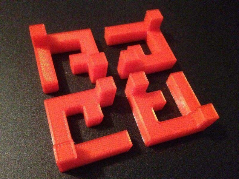 Tetradyma İmkansız Küp Bulmaca Puzzle Çocuk Oyuncak Biblo Dekor - Görsel 2