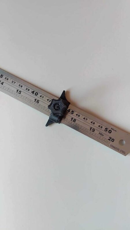 Metal Ruler Gelen İşaretleme Göstergesi Plastik Aparat