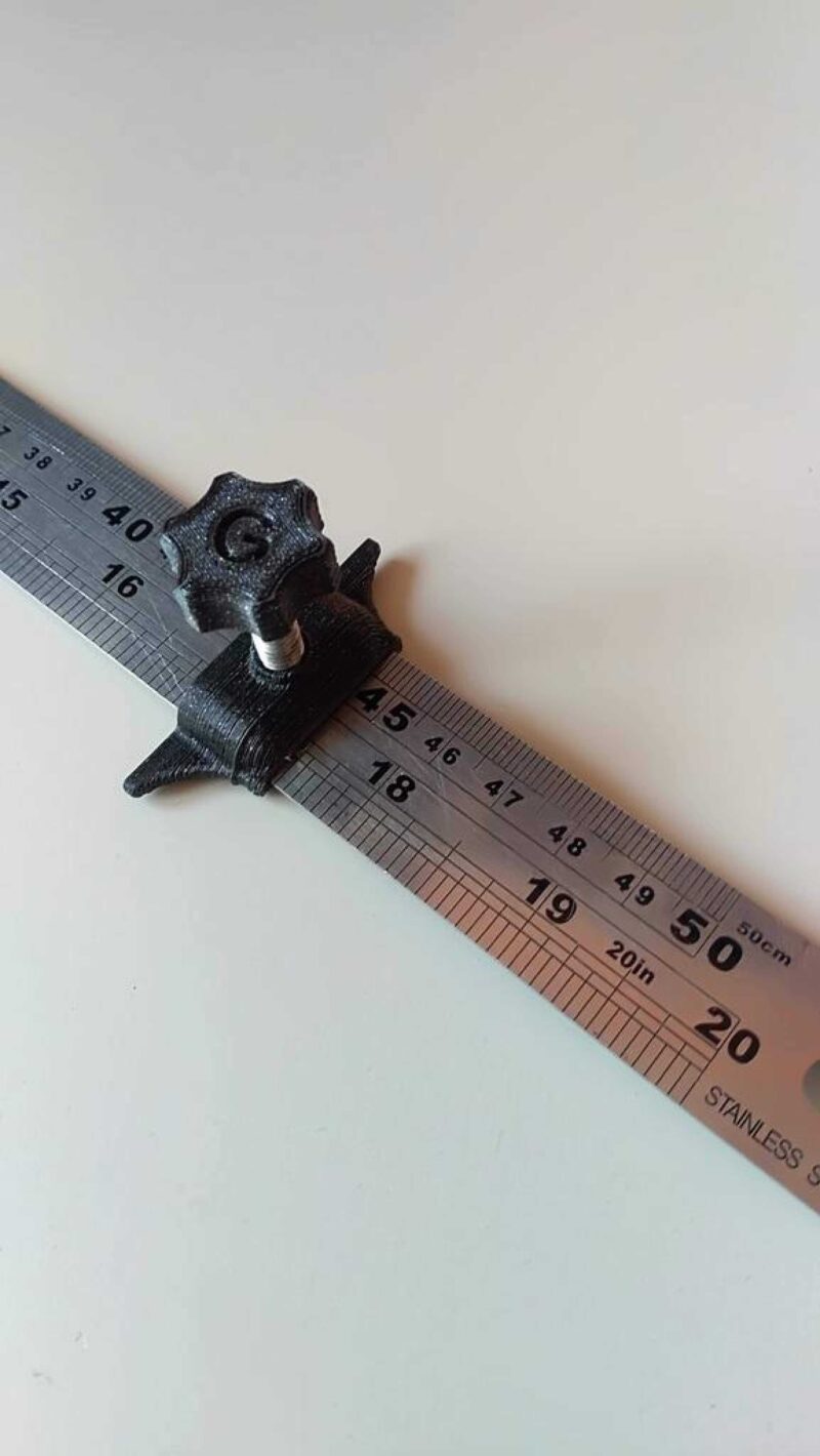 Metal Ruler Gelen İşaretleme Göstergesi Plastik Aparat - Görsel 2
