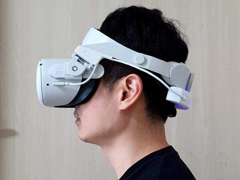 Oculus Quest 2 Pil Paketi ( Halo Kayışı İle) Plastik Aparat - Görsel 2