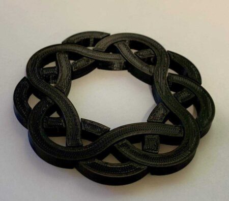 Kilitli Ring Puzzle Coaster Plastik Aparat