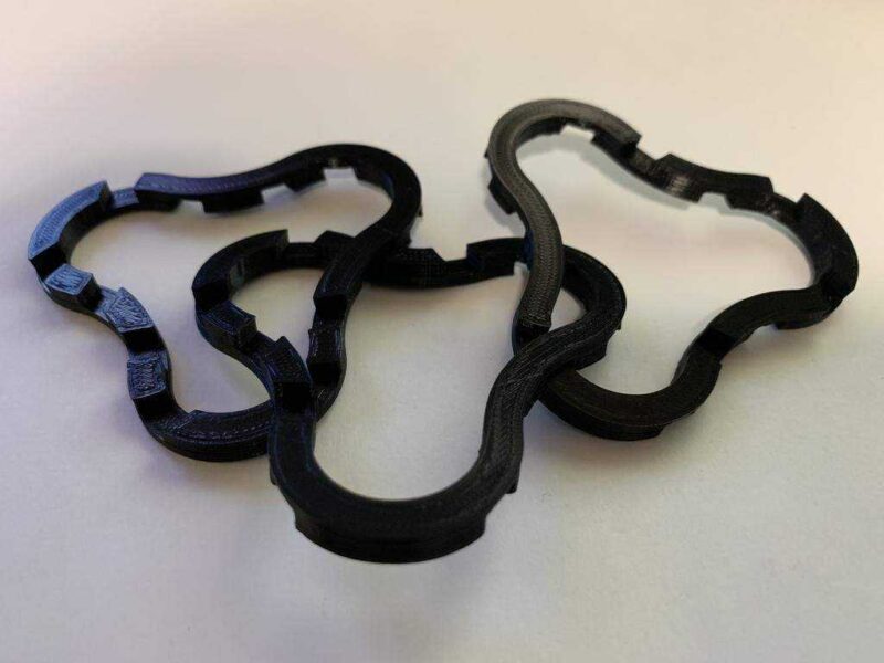 Kilitli Ring Puzzle Coaster Plastik Aparat - Görsel 2